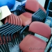 Red Stacking Guest Chair w/ Rubber Padded Arms